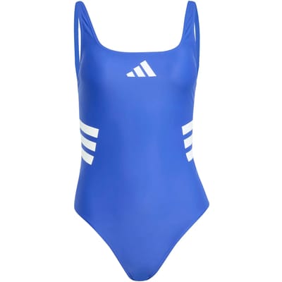 adidas Sportswear 3-Stripes U-Back Badpak - Dames - Blauw