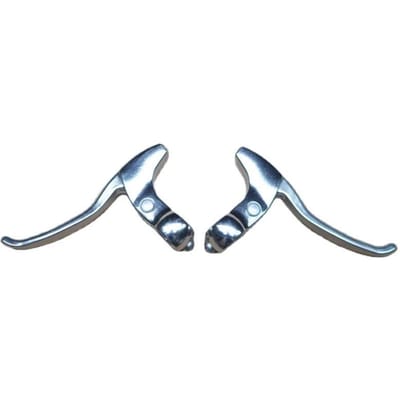 Fietsremhendel Aluminium Zilver Voor Vouwfiets Hendel Modificatie Fixed Gear Fixie Accessoires Racefietsen Vintage Vintage Stijl