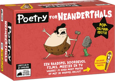 Poetry for Neanderthals Pop Culture Edition - Nederlandstalig - Hilarisch Woordspel voor het Hele Gezin - 2+ spelers - Vanaf 7 jaar - Exploding Kittens