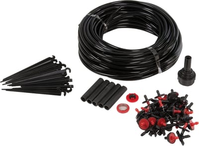 Silverline Complete tuin irrigatie set - 71-delig - waterbesparend - eenvoudig te installeren