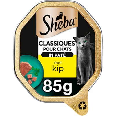 Sheba Alu Classic Pate - Kattenvoer - Kip 85 g