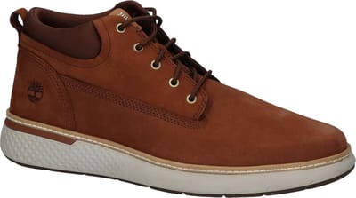 Timberland - Cross Mark Pt Chukka - Bottines met veter - Heren - Maat 43 - Bruin;Bruine - 212 -Medium Brown Nubuck