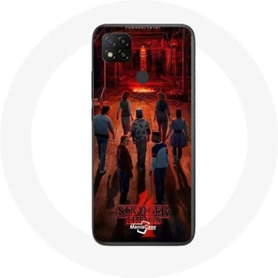 Case voor Xiaomi Redmi 9C Stranger Things Poster Crews Fan Art Seizoen 4