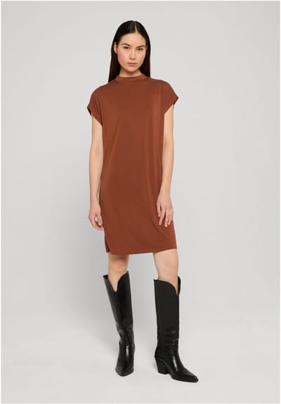 Urban Classics - Modal Korte jurk - XXL - Bruin