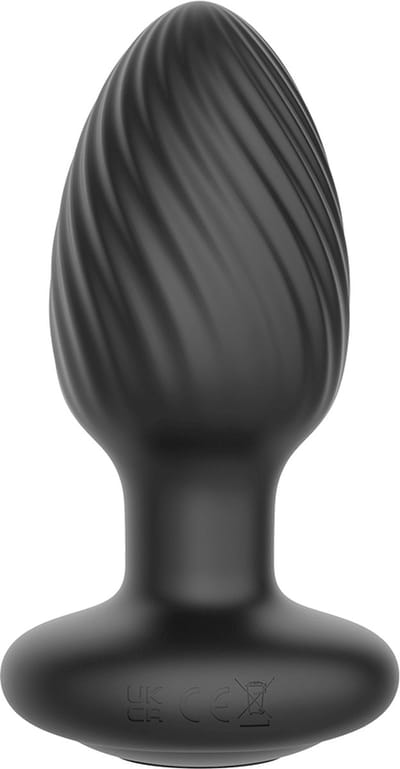 Nexus Tornado Roterende Buttplug L - Draadloze Afstandsbediening - 3 Rotatiemodi - 6 Stimulatiepatronen - 27 Combinaties - 100% Siliconen - USB Oplaadbaar - IPX7 Waterdicht - Vibrerend - 90 Min Opladen - 1 Uur Genot - Samenspel