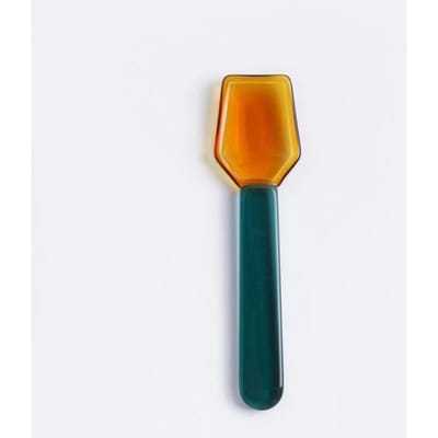 Creatieve Kleurrijke Glazen Dessertlepel Hitte Koudebestendigheid Lange Steel Koffielepel Ins Stijl Roerlepel Cafe