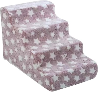 Hondentrappen - Huisdiertrap - Veilig Klimmen - Antislip Structuur - 54x37x39cm - Rood