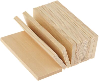 Houten Platen - Ambachtelijk Materiaal - Hobby Projecten - Natuurlijk Dennenhout - Diverse Maten - Onbehandeld