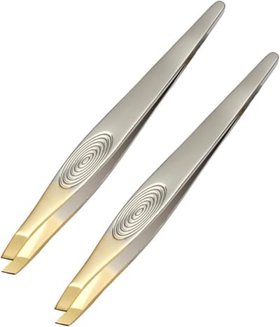 Pincet Set - Gezichtsverzorging Tools - Nauwkeurig Haren Verwijderen - Verbeterde Lange Greep - 9 cm - Zilver