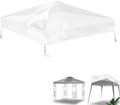 Paviljoen Dak - Tent Overkapping - Bescherming Tegen Weer - Waterdicht PVC Materiaal - 3 x 3 Meter - Transparant