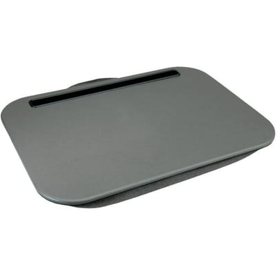 VALUE schootblad / laptop-/tabletblad met kussen, grijs