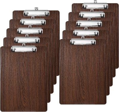 Set van 10 Houten Clipboards - Notitiehouder, Menu Bord en Schrijfboard voor A4, Ideaal voor School, Kantoor en Restaurants