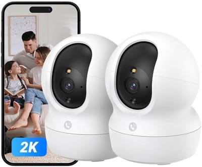 BIXc®- Beveiligingscamera Wifi voor Binnen - 360º Camera Binnencamera met Persoonsdetectie en Tracking - Nachtzicht in Kleur - Geluidsdetectie - Tweewegaudio - Indoor Camera