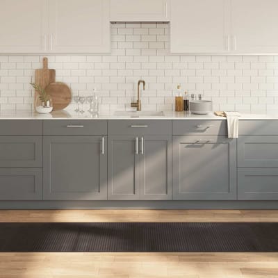 vidaXL - Vloerkleed - rechthoekig - 60x500 - cm - bamboe - donkerbruin