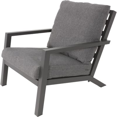 Lesli Living - Bistrostoel Down - Grijs - 75x97x79cm - Set van 2