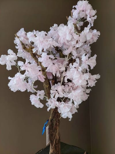 Seta Fiori - Kunst bloesemboom - Kunstboom - roze - 75cm - Voor binnen - volle kunstboom - fluffy bloesem - Sakura