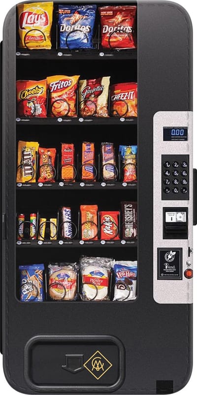 Casimoda® bookcase - Geschikt voor Samsung Galaxy S23 - Hoesje met pasjeshouder - Snoepautomaat - Multi - Kunstleer