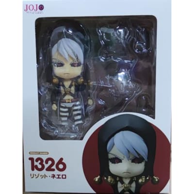 Jojo's Bizarre Adventure Golden Wind Risotto Nero #1326 Gezicht Verwisselbaar Q Versie In Doos Verzamelfiguur Cadeau black