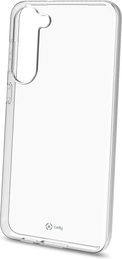 Celly Gelskin Siliconen hoesje - Geschikt voor Samsung Galaxy S23 + Plus - TPU Back cover - Transparant