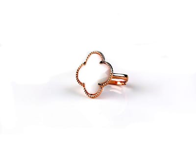 model Fiori ring in zilver roze verguld wit
