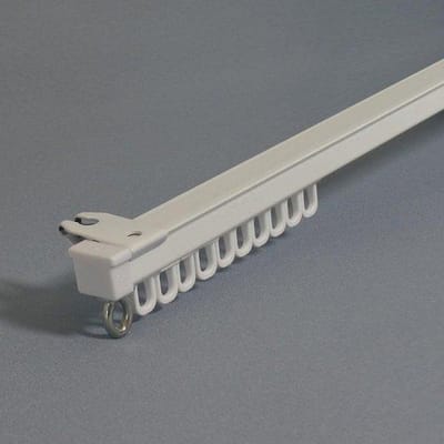 Kant en klare aluminium gordijnrails (U-Rails) 75cm