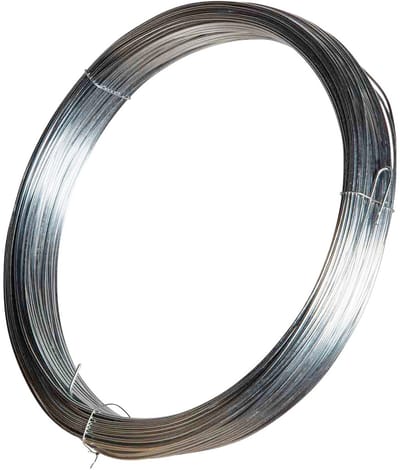 Spandraad 2.50mm 100m zwaar verzinkt.