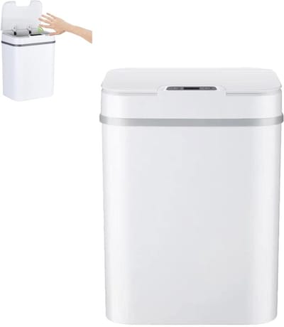 Dailygoods- Afvalemmer 12 Liter - Automatische Afvalbak - Contactloze Sensor - Keuken/Badkamer - Duurzaam - Hygienisch Gebruik - Sensorafvalbak