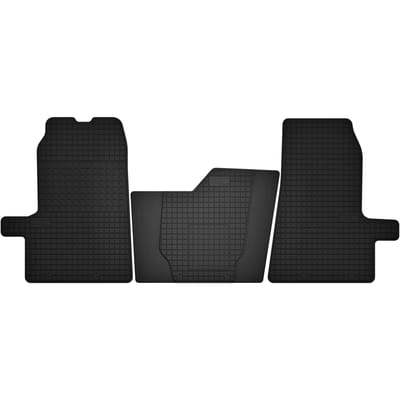 Wielganizator SolidTread - Ford Transit VI - Rubberen Automatten - Zwart - 1e rij