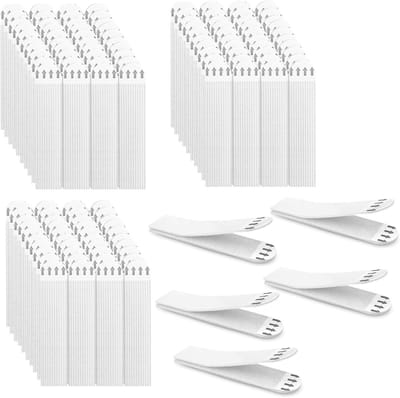 MTTproducts- Foto Hangstrips 36 Stuks - Dubbelzijdige Plakstrips - Schadevrij Voor Foto's - Muurstickers - Verwijderbaar - 19 x 92 mm