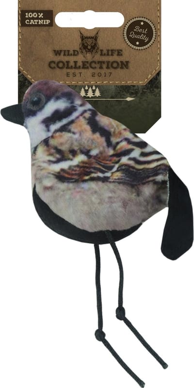 Wild Life Collection Cat - Speelgoed voor Katten - Kattenspeelgoed met Kattenkruid - Kattenspeeltjes – Knuffel met Catnip - Mus