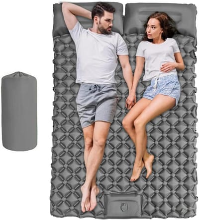 Opblaasbare Campingmat - Slaapmat Kamperen - Buiten Slapen - Automatisch Opblaassysteem - 190 x 120 cm - Enkele attribuut