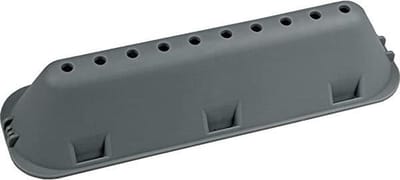 3st - Wasrib trommelrib 10 gaatjes 6 klemmen - 183x53x40mm - meenemer trommel voor wasmachine - geschikt voor Ariston Blue Air Hotpoint Indesit