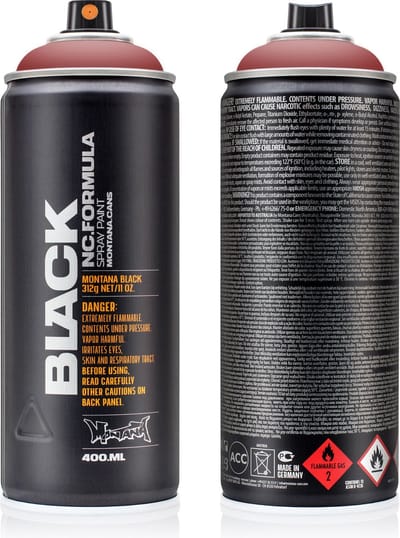 Montana BLACK 8080 Rust spuitbus 400ml