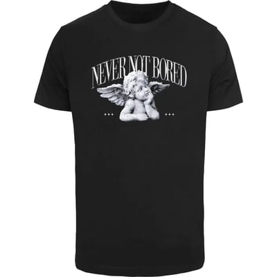 Mister Tee - Never Not Bored Heren T-shirt - XS - Zwart
