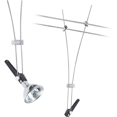 Paulmann Comet 12V-kabelsysteem lamp GU5.3 50 W Halogeen Chroom