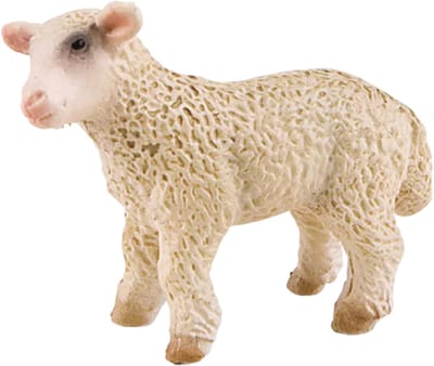 Bullyland 62478 – Speelfiguur en verzamelfiguur Lam – ca. 4,5 cm – levensecht en detailrijk vormgegeven – ideaal als taartfiguur en klein cadeautje voor kinderen vanaf 3 jaar.