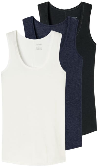 Schiesser Dames onderhemd 3 pack Personal Fit