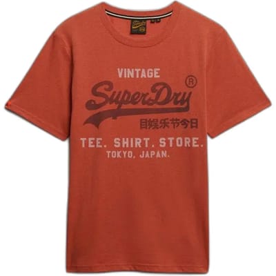 Superdry - Heritage T-shirt met Vintage logo en relaxte pasvorm - Heren - T-shirts