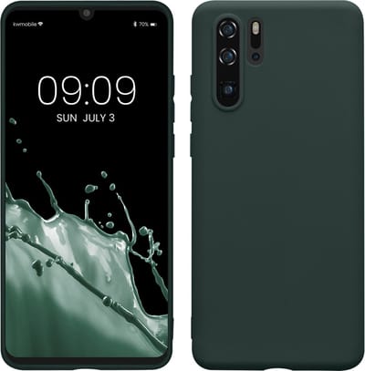 kwmobile telefoonhoesje geschikt voor Huawei P30 Pro - Hoesje voor smartphone - Back cover in mosgroen