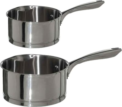 5Five - Steelpannen - Alle warmtebronnen - Set 2x - Dia 16 en 20 cm