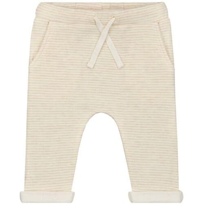 Prénatal newborn broek dubbeldoek Beigebrown 50 unisex