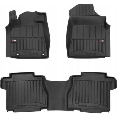 FROGUM 3D Gummimatten Set – Passend für Toyota Tundra CrewMax (2010-2015) – Hohe 6 cm Kanten – TPE – Geruchlos & Schwarz