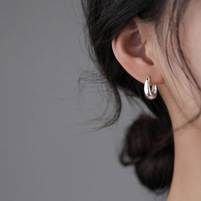 Nieuwe 925 Sterling Zilver Oorknopjes Voor Vrouwen Bruiloft Sieraden Pendientes Brincos Voorkom Allergie eh077 gray