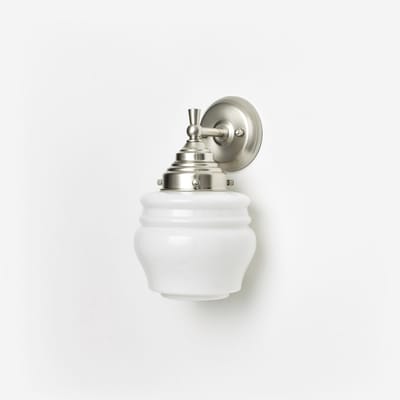 Wandlamp Bloemknop Royal Matnikkel - Art Deco Trade
