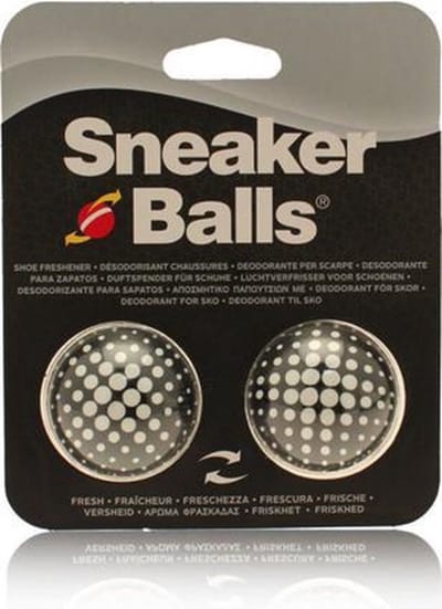 Sneakerballs - 2 stuks - zwart/wit