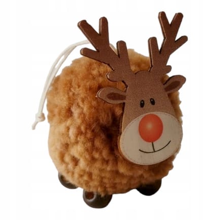 Kerstdecoratie Rendierhanger - Vrolijk Kerstcadeau