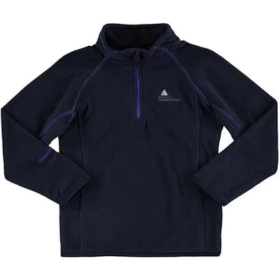 Microfleece sweatshirt met halve rits voor meisjes Peak Mountain Gafine