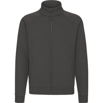 Fruit of the Loom Sweatjack Heren Premium (Licht Grafiet)