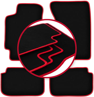 CARLUX-RED automatten voor: Subaru Impreza GC (zonder achterluchtroosters) stationwagen, sedan (1993-2001)