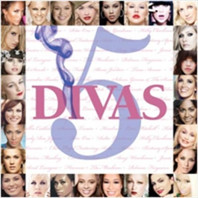 CD DIVERSEN - DIVAS 5  88725466712 Sony Music 2012 Australië Rock Gebruikt pink